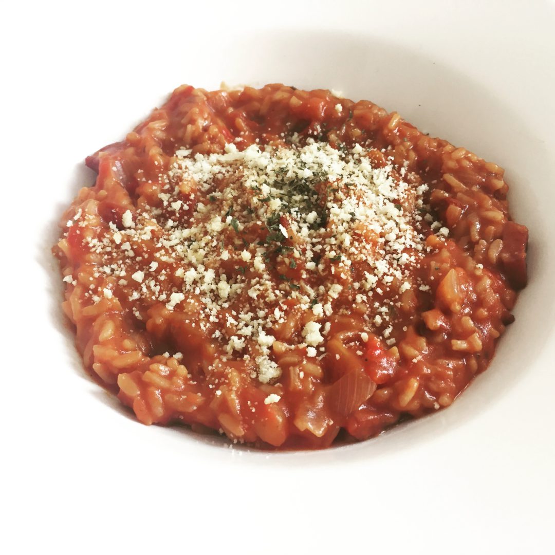 Tomaten Risotto met Chorizo