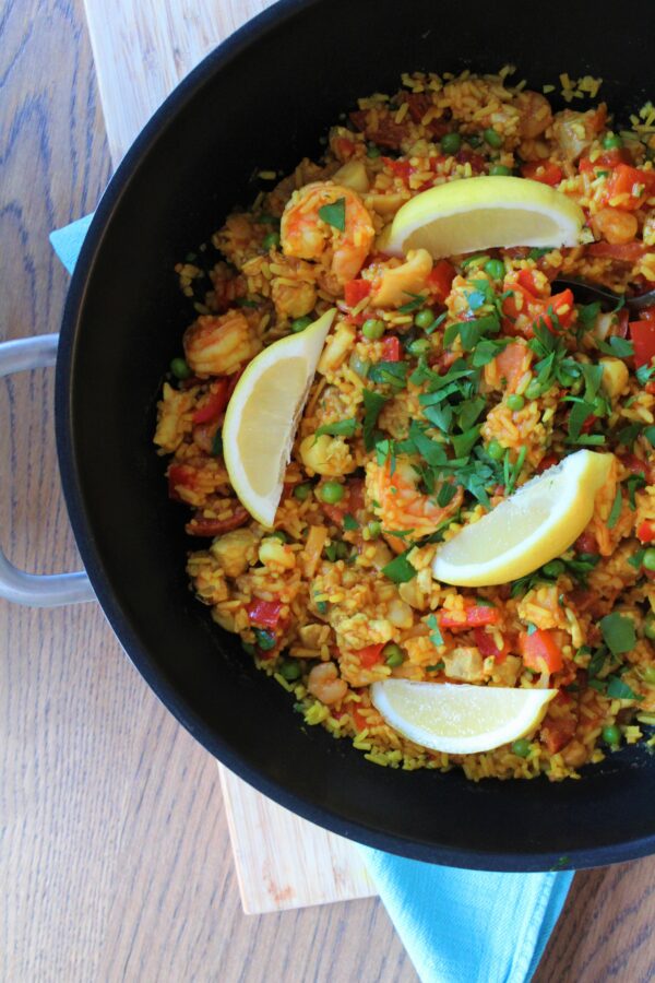 Paella Recept met Zeevruchten en Kip