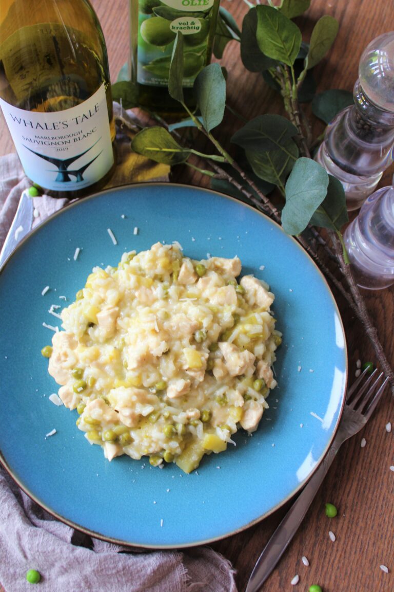 Lente Risotto met Doperwten en Courgette | Zalig Koken